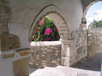 Inside the venetian castle, Old Naxos Town